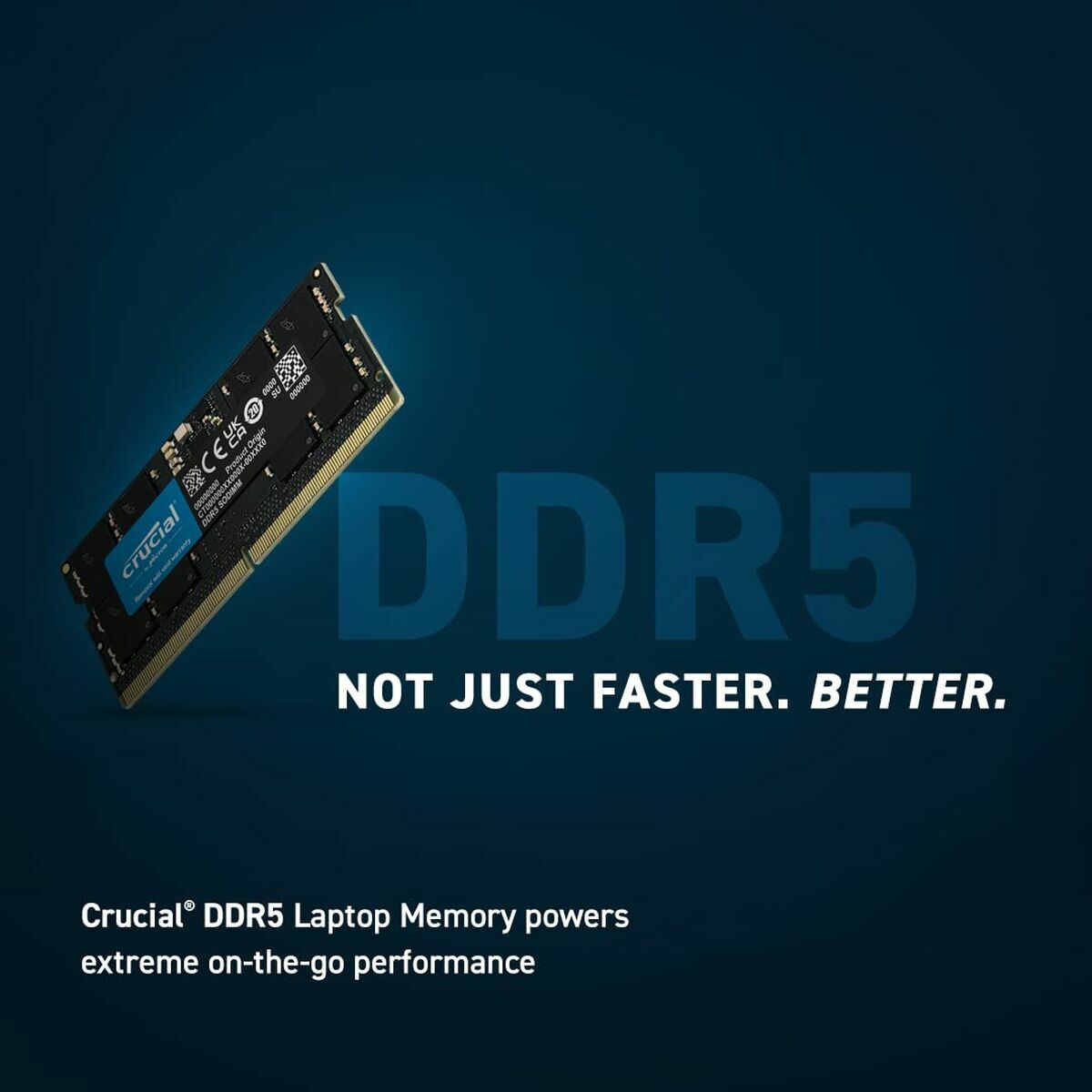 RAM Memory Crucial CT8G56C46S5 8 GB DDR5 SDRAM DDR5 5600 MHz