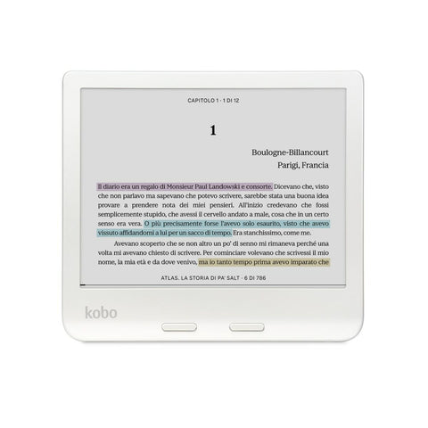 EBook Rakuten N428-KU-WH-K-CK White 32 GB 7"