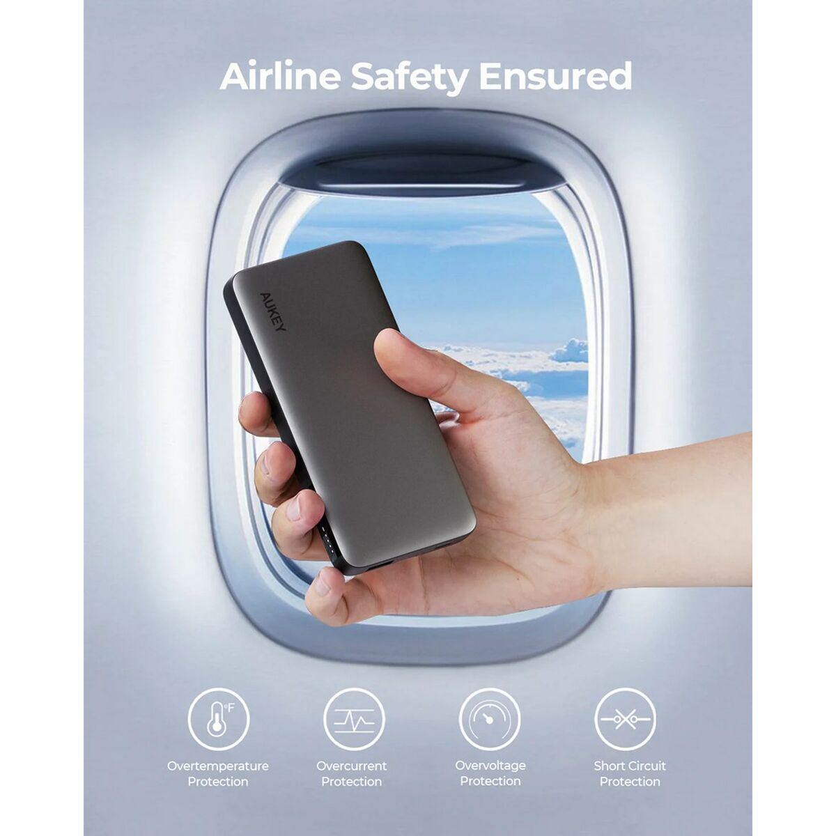 Powerbank Aukey PB-Y41 Grey 10000 mAh