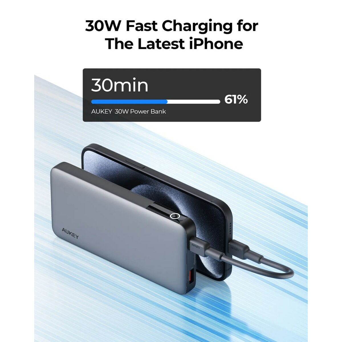 Powerbank Aukey PB-Y41 Grey 10000 mAh