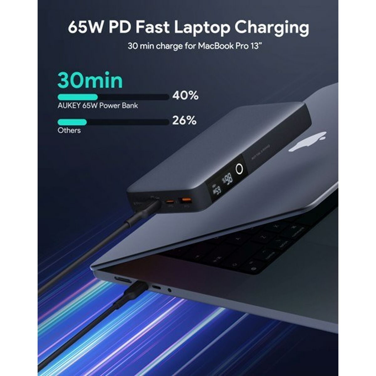 Powerbank Aukey PB-Y43 Black 20000 mAh