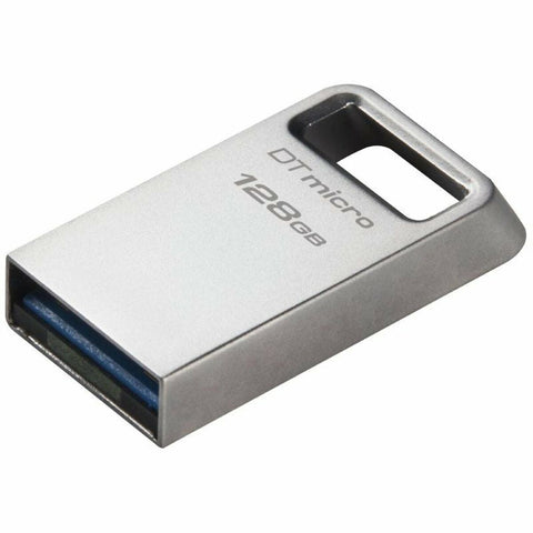 USB stick Kingston Micro 128 GB Black Silver