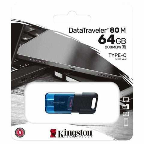 USB stick Kingston DataTraveler 80 M 128 GB Blue