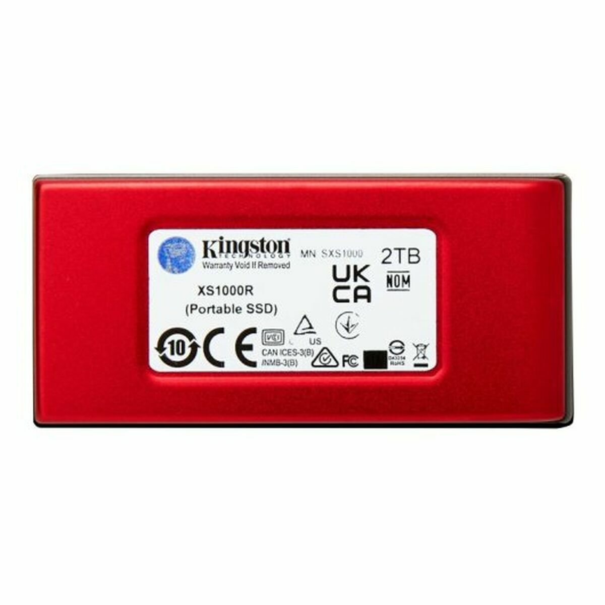External Hard Drive Kingston SXS1000R/2000G Red 2 TB SSD