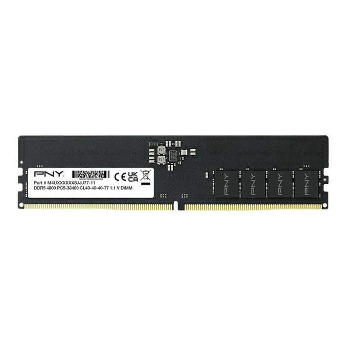 RAM Memory PNY 8 GB DDR5 SDRAM DDR5 4800 MHz CL40