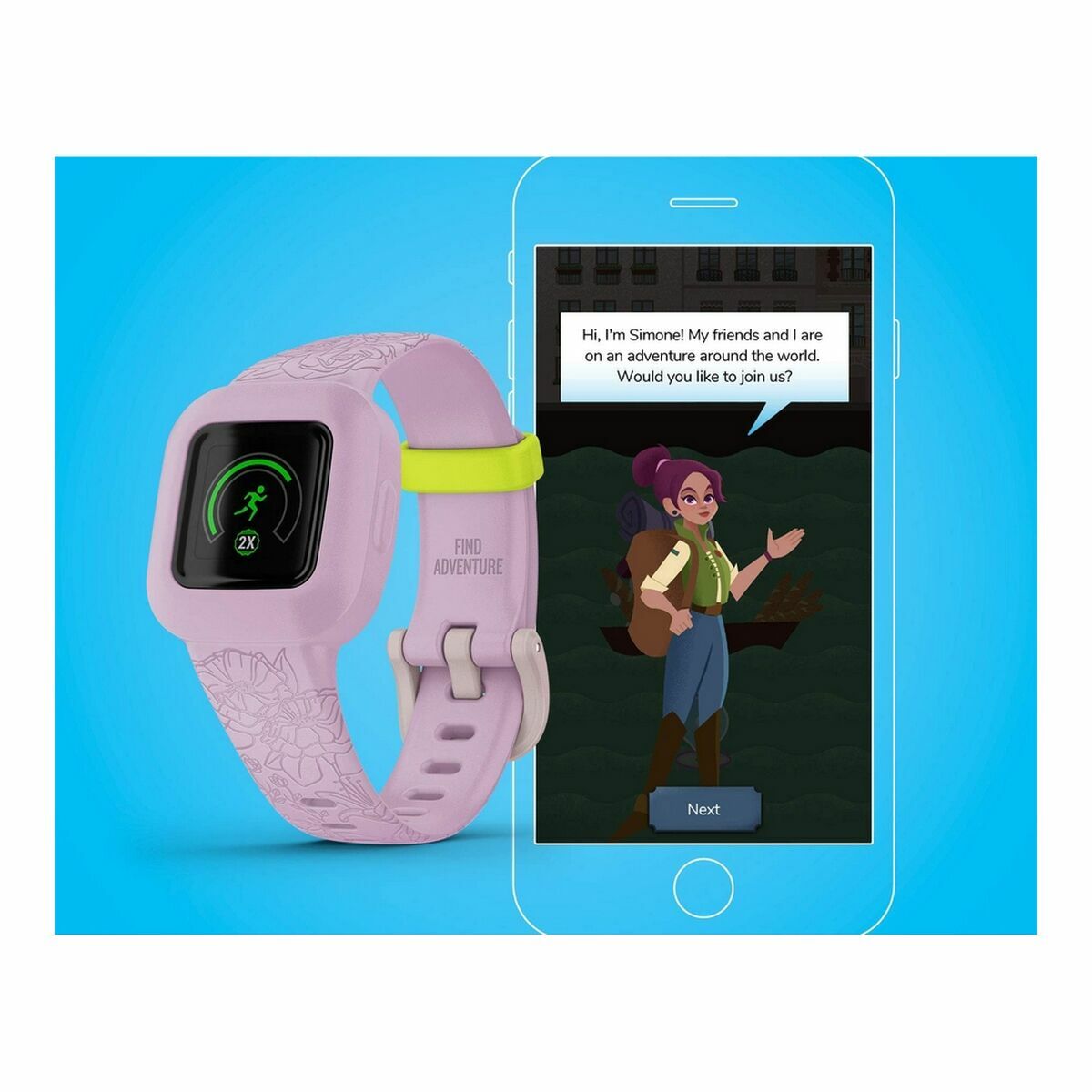 Activity Bangle GARMIN 010-02441-01 Pink