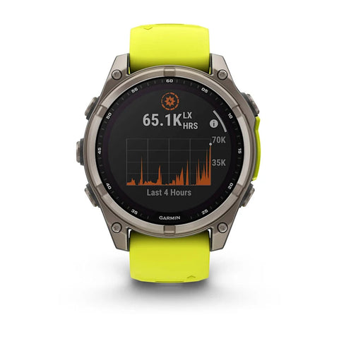 Smartwatch GARMIN 010-02906-21 Yellow Graphite Titanium 1,3" 47 mm Ø 47 mm