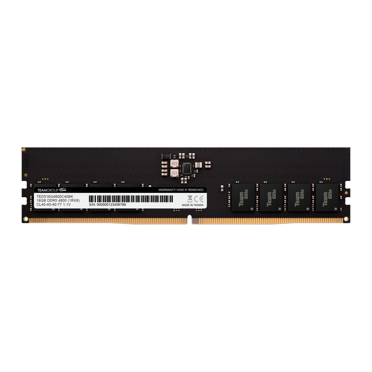 RAM Memory Team Group TED516G4800C4001
