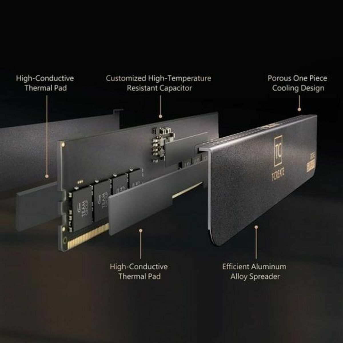 RAM Memory Team Group CTCWD532G6000HC30DC01 32 GB DDR5 SDRAM DDR5 6000 MHz