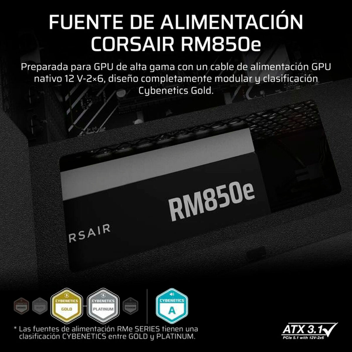 Power supply Corsair CP-9020296-EU ATX 850 W 80 Plus Gold