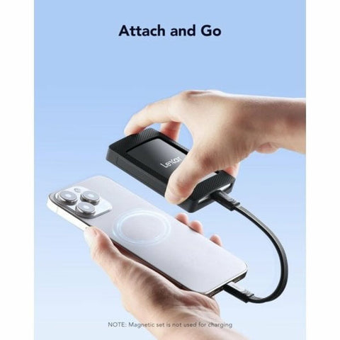 External Hard Drive Lexar LSL500M001T-RNBNG Black 1 TB