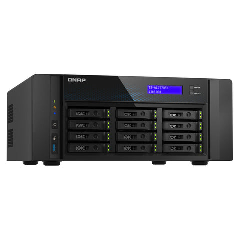 NAS Network Storage Qnap TS-H1277AFX-R7-32G Black
