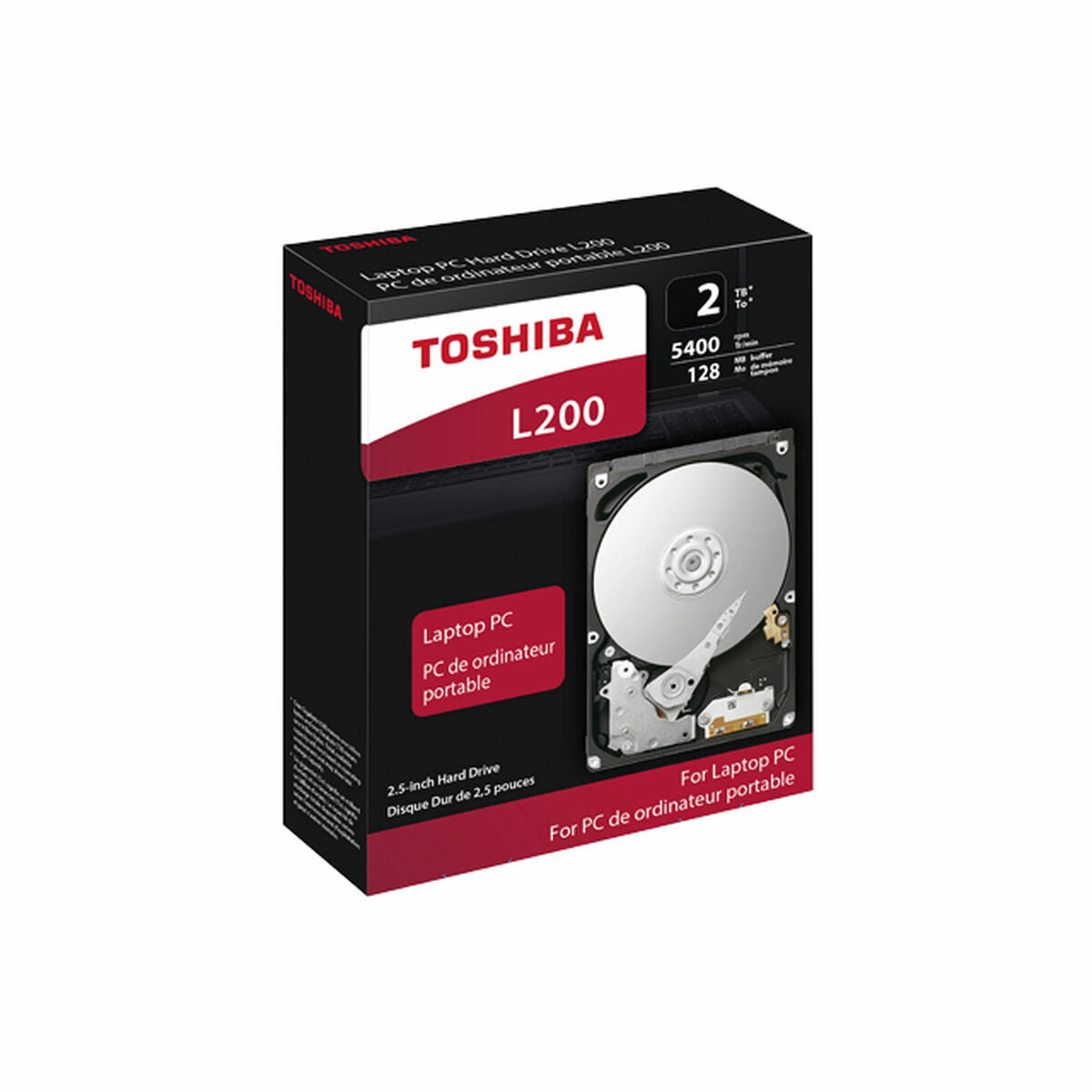Hard Drive Toshiba HDKGB91ZKA01T 2,5" 2 TB