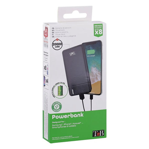 Powerbank T'NB PBU20000 Black 20000 mAh