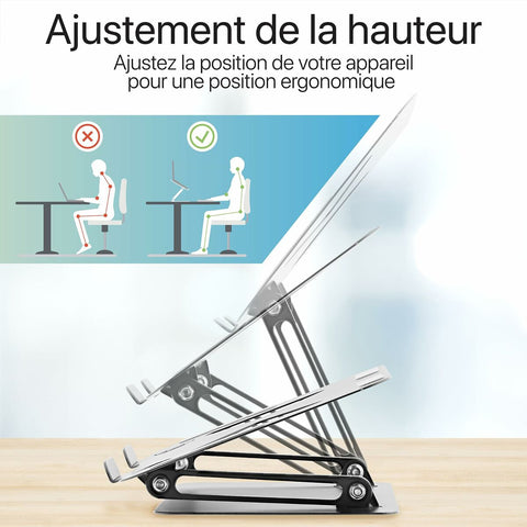 Notebook Stand T'NB Aluminium