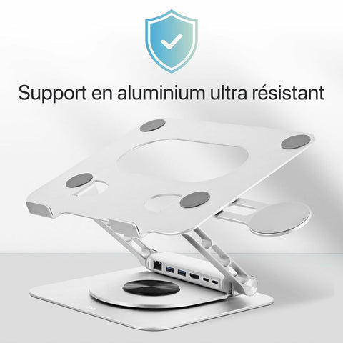 Notebook Stand T'NB iClick Metal Modern 360º rotation