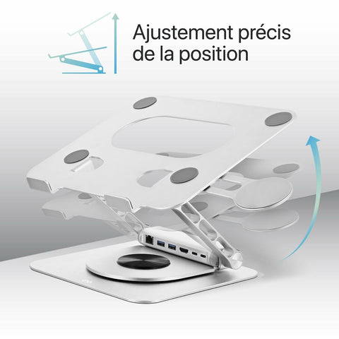 Notebook Stand T'NB iClick Metal Modern 360º rotation