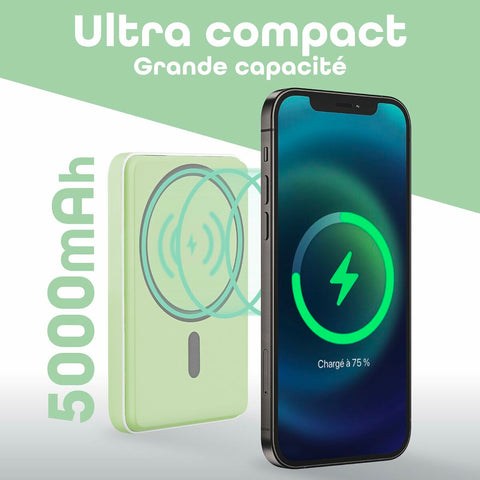 Powerbank T'NB PBUMAG5GR 5000 mAh Green Magsafe
