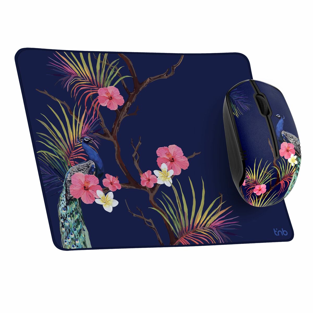 Gaming Mouse and Mat T'NB TROPIC Dark blue