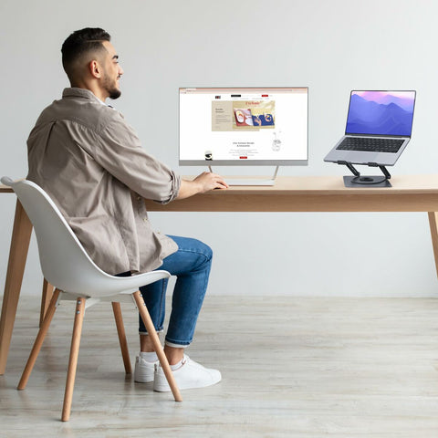 Notebook Stand T'NB iClick Metal Innovative and functional 360º rotation