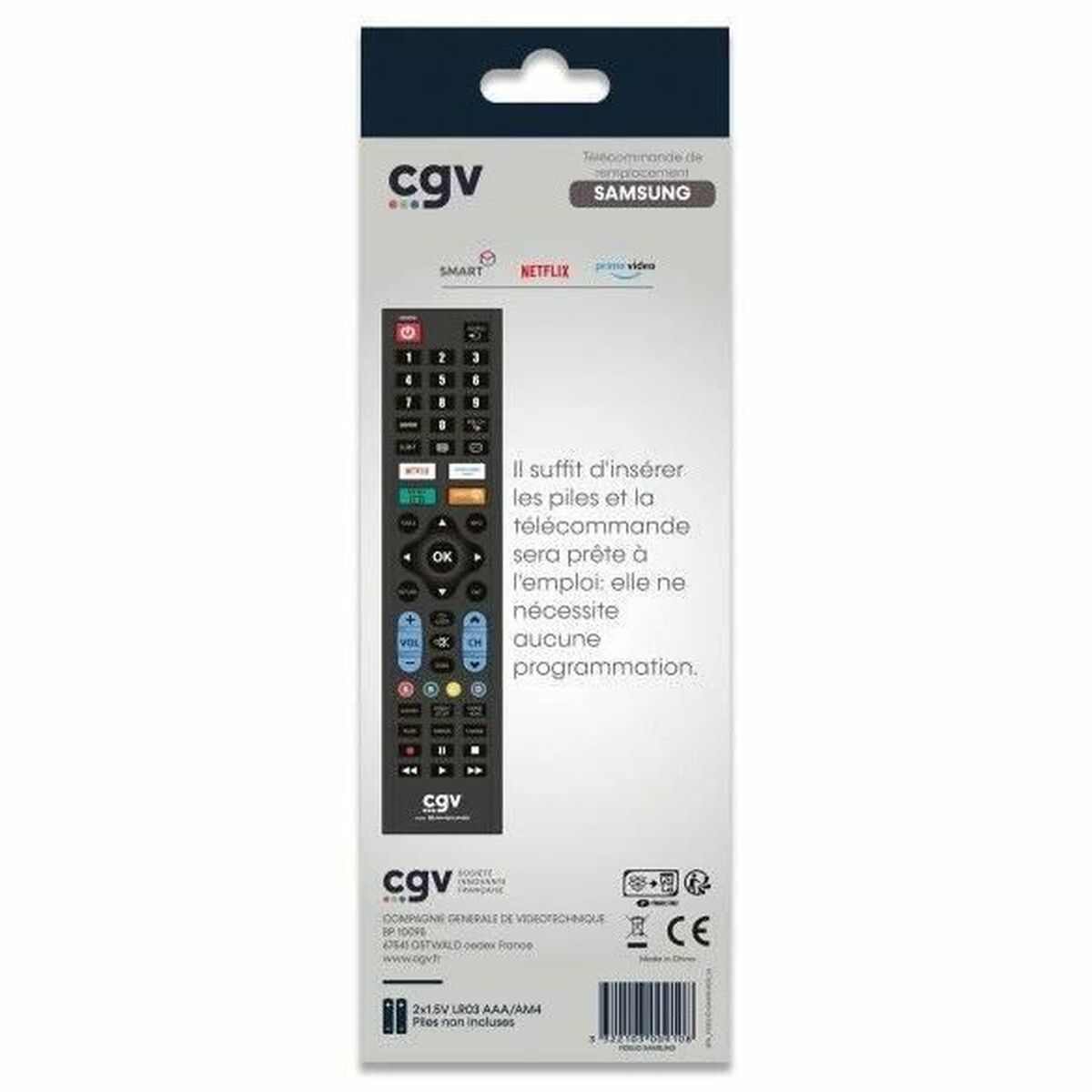 Universal Remote Control CGV FIDELIO Samsung