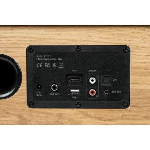 Portable Speaker Thomson WS702 Wood 150 W