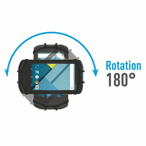 Mobile support Mobilis 030004 5" 7" Black Silicone