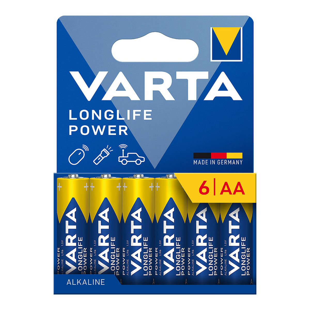 Batteries Varta longlife power aa - lr06 1,5 V AA LR06 (6 Units)
