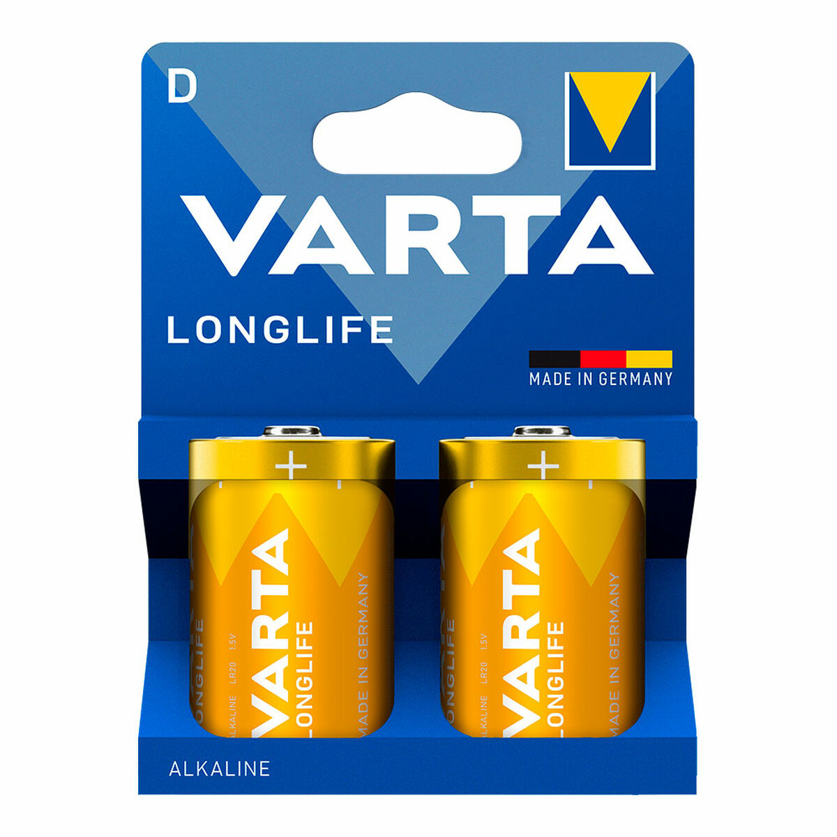 Batteries Varta longlife d - lr20 1,5 V LR20 Type D (2 Units)