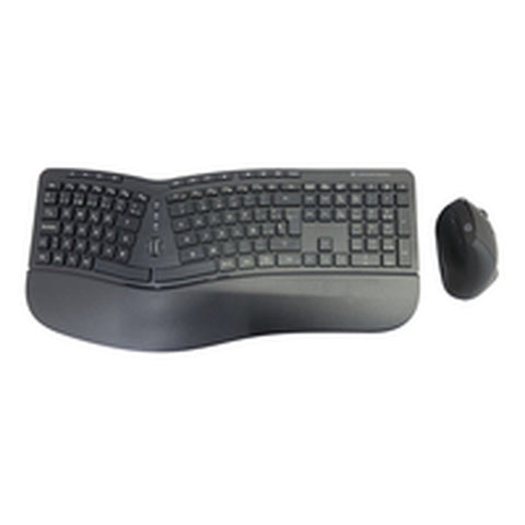 Keyboard and Mouse Conceptronic 120849407101 Black Spanish Qwerty