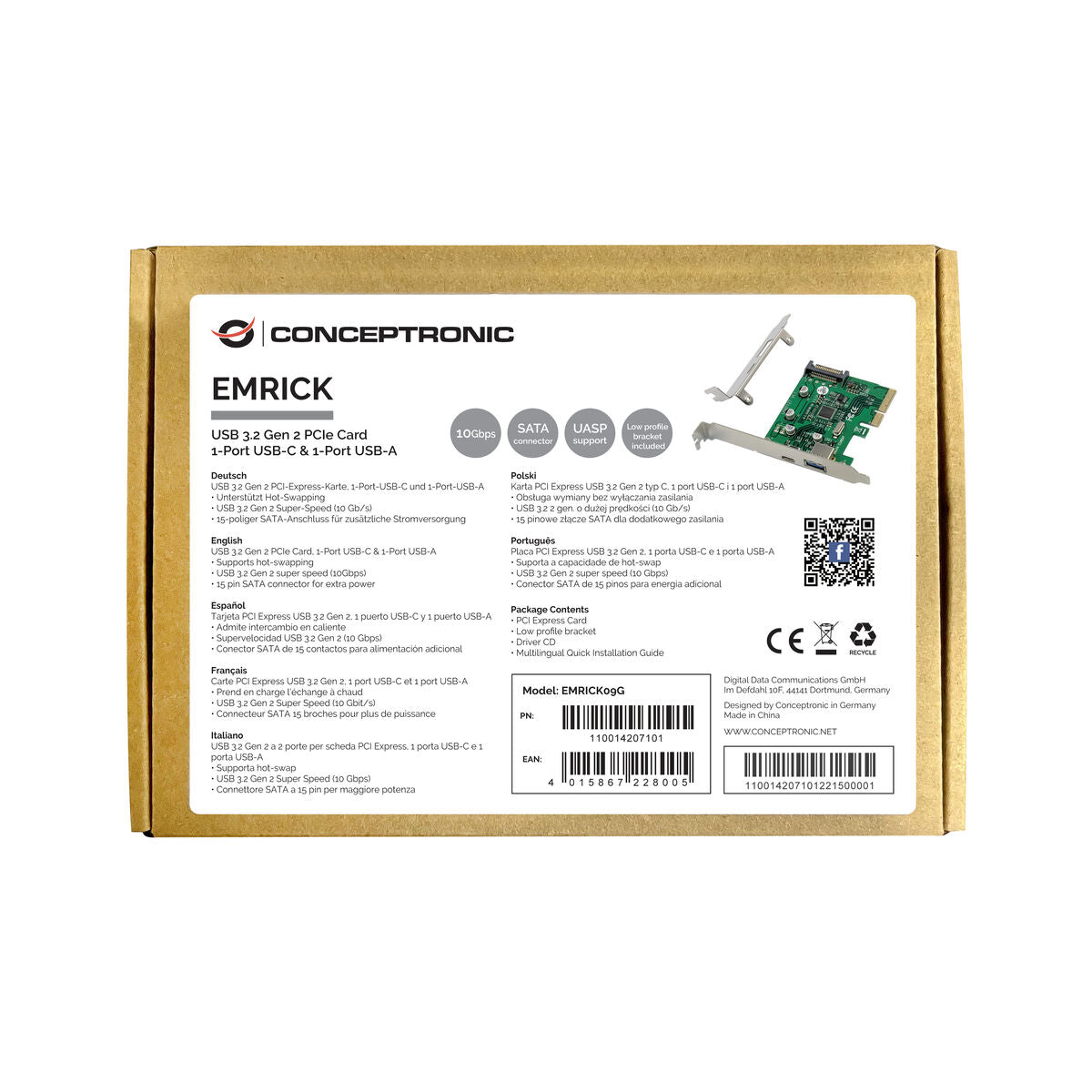 PCI Card Conceptronic 110014207101
