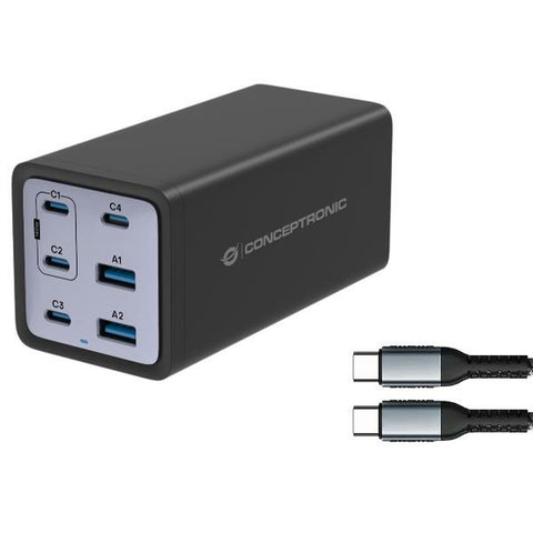 Wall Charger Conceptronic 120551003101 Black 200 W (1 Unit)