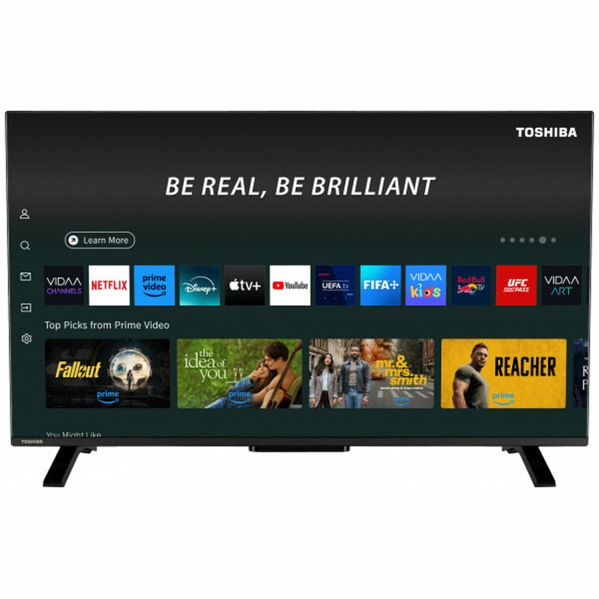 Smart TV Toshiba 4K Ultra HD HDR10+ HDR10 DVB-T2 400 Hz PQI QLED