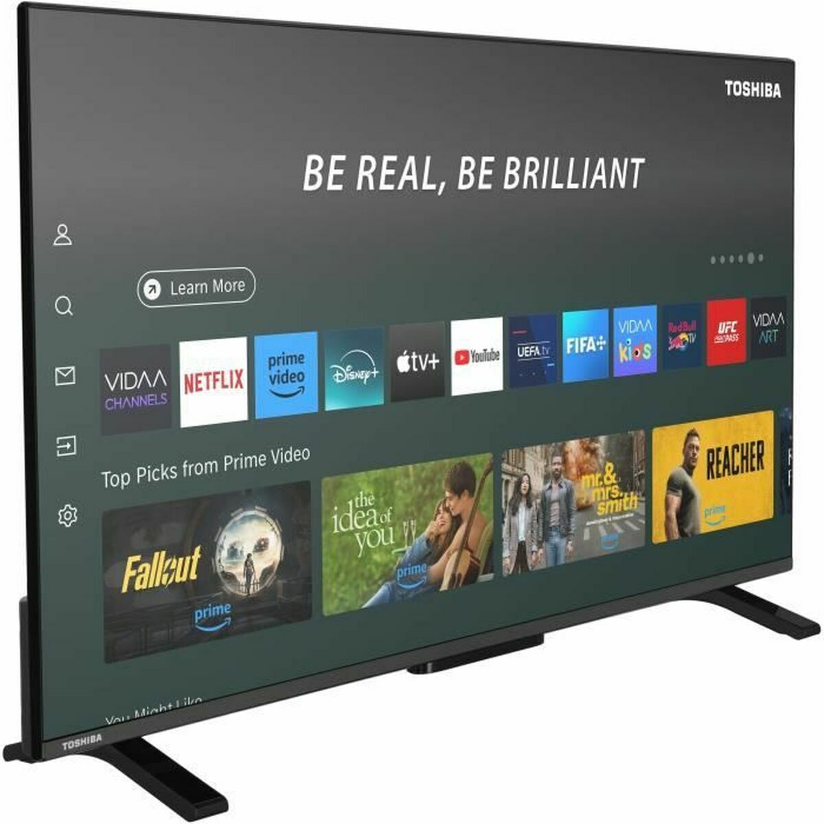 Smart TV Toshiba 4K Ultra HD HDR10+ HDR10 DVB-T2 400 Hz PQI QLED