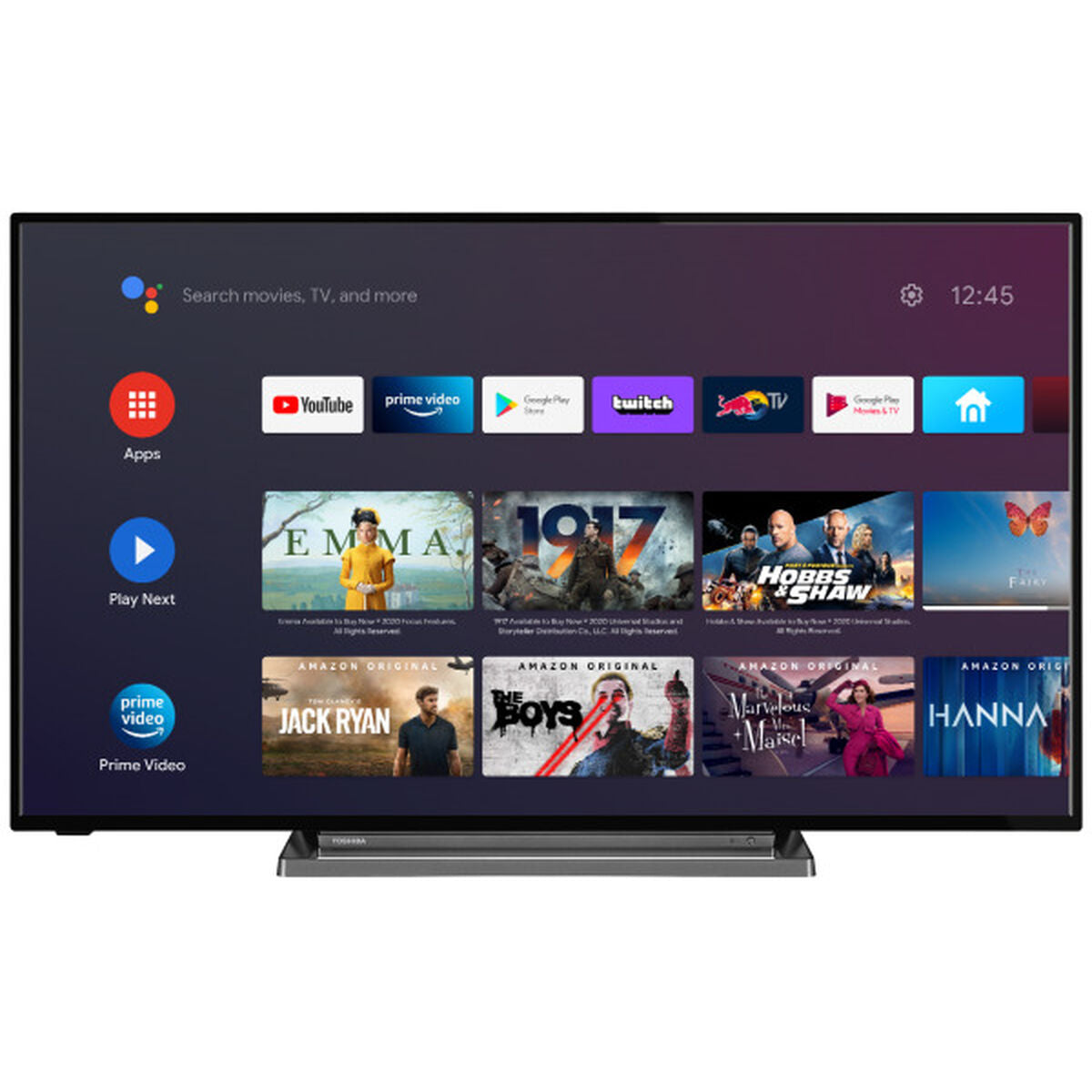 Smart TV Toshiba 55MG8F63DG 55" 4K Ultra HD LED HDR HDR10 DVB-T2 Google Assistant Direct-LED LCD DVB-S2
