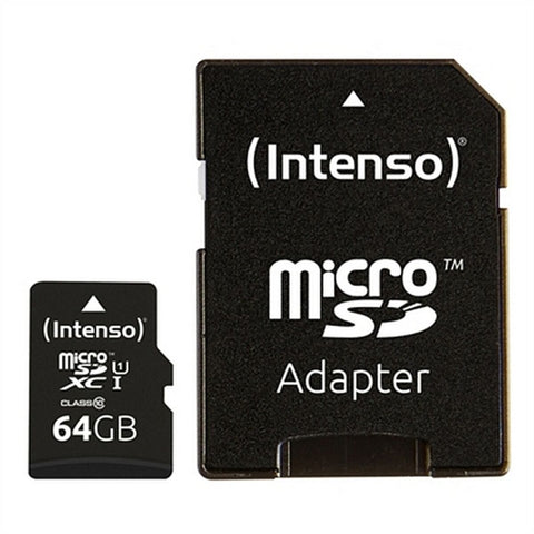 Micro SD Memory Card with Adaptor INTENSO 34234 UHS-I XC Premium