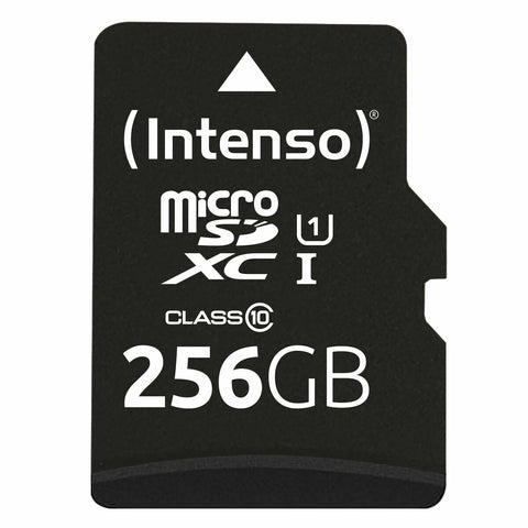 Micro SD Memory Card with Adaptor INTENSO 3423492 256 GB