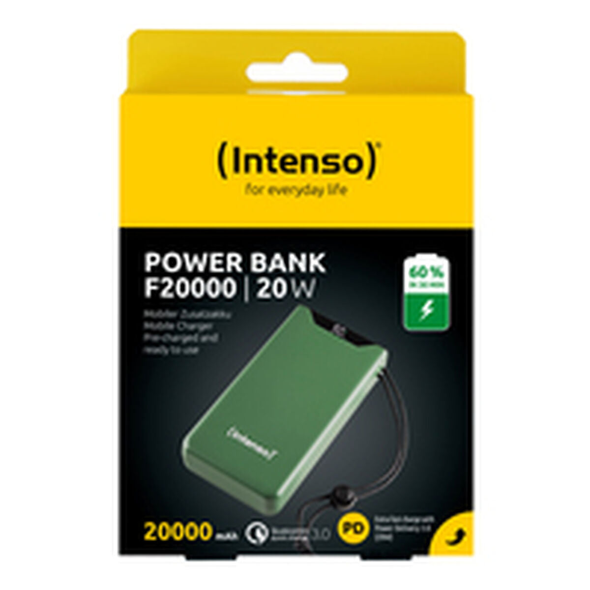 Laptop Battery INTENSO 7332057 Green 20000 mAh