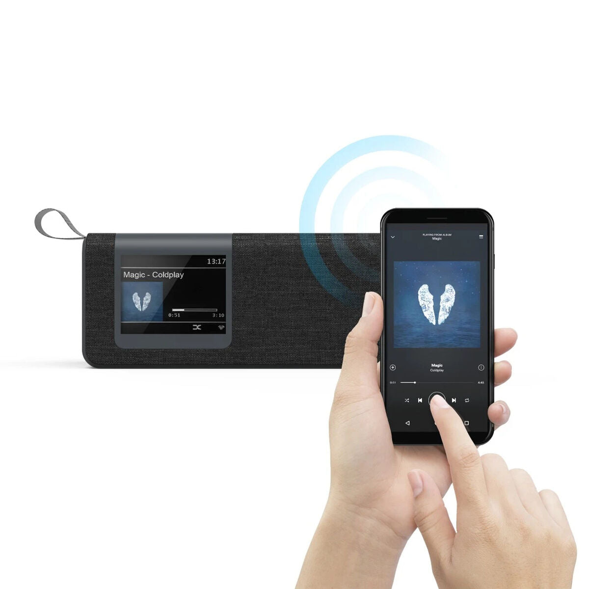 Radio Hama DR200BT Black