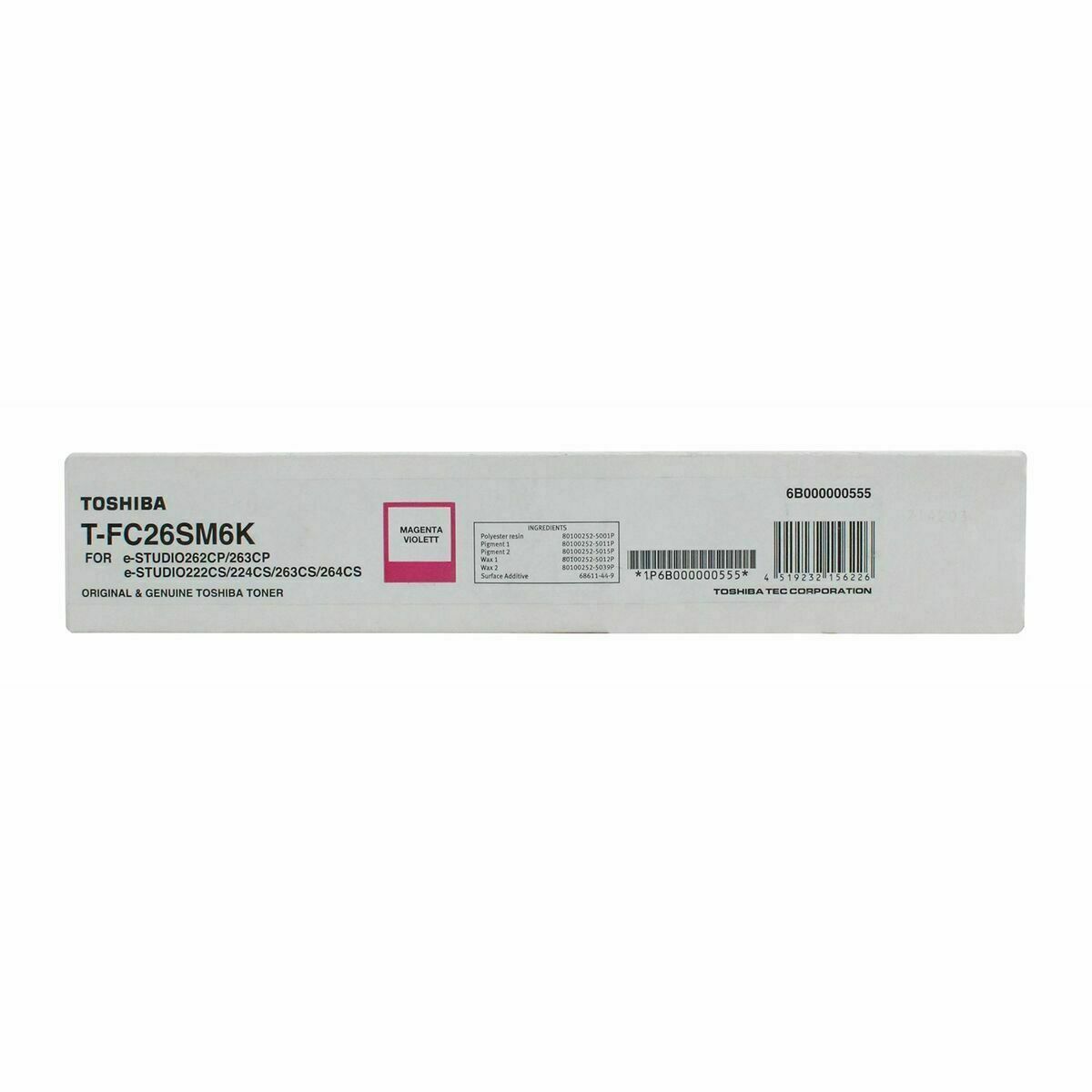 Original Toner Toshiba T-FC26SM Magenta