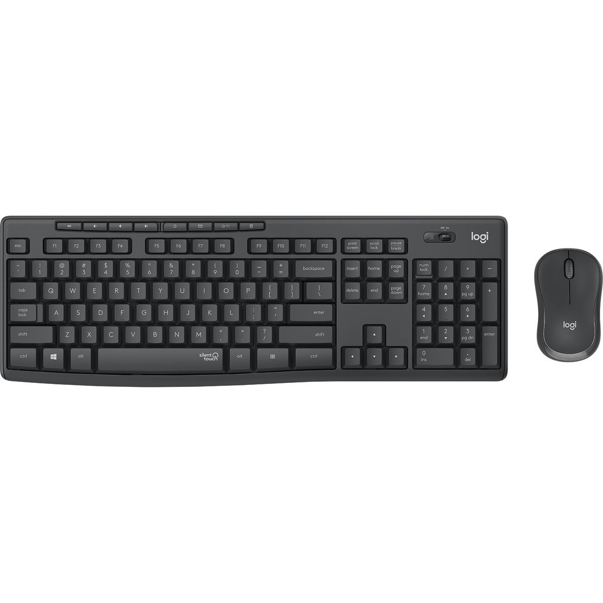 Keyboard Logitech 920-009803 Graphite Spanish Qwerty AZERTY