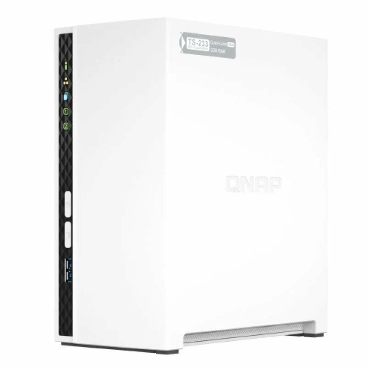 NAS Network Storage Qnap TS-233 White Black