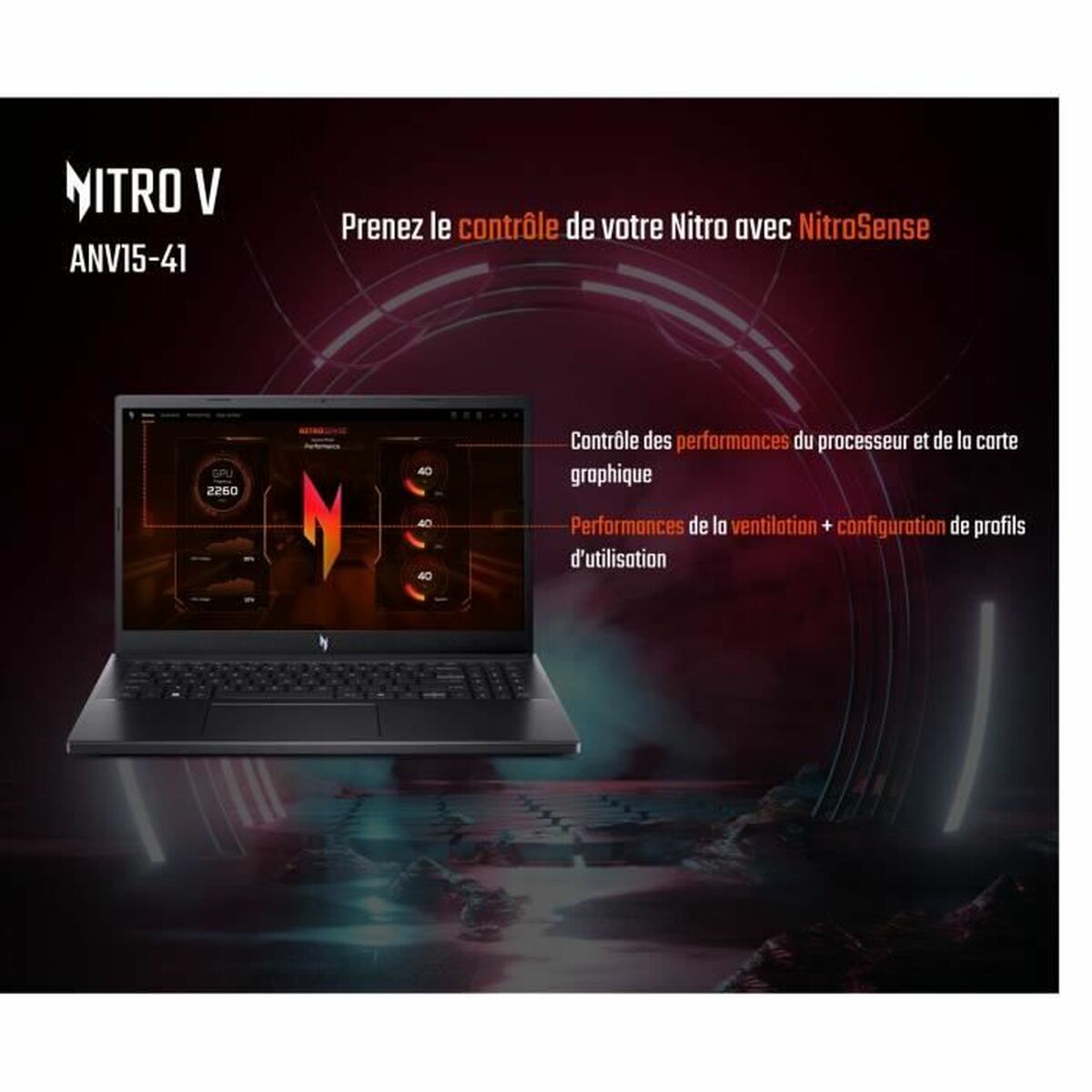 Laptop Acer Nitro V 15 ANV15-41-R85W
