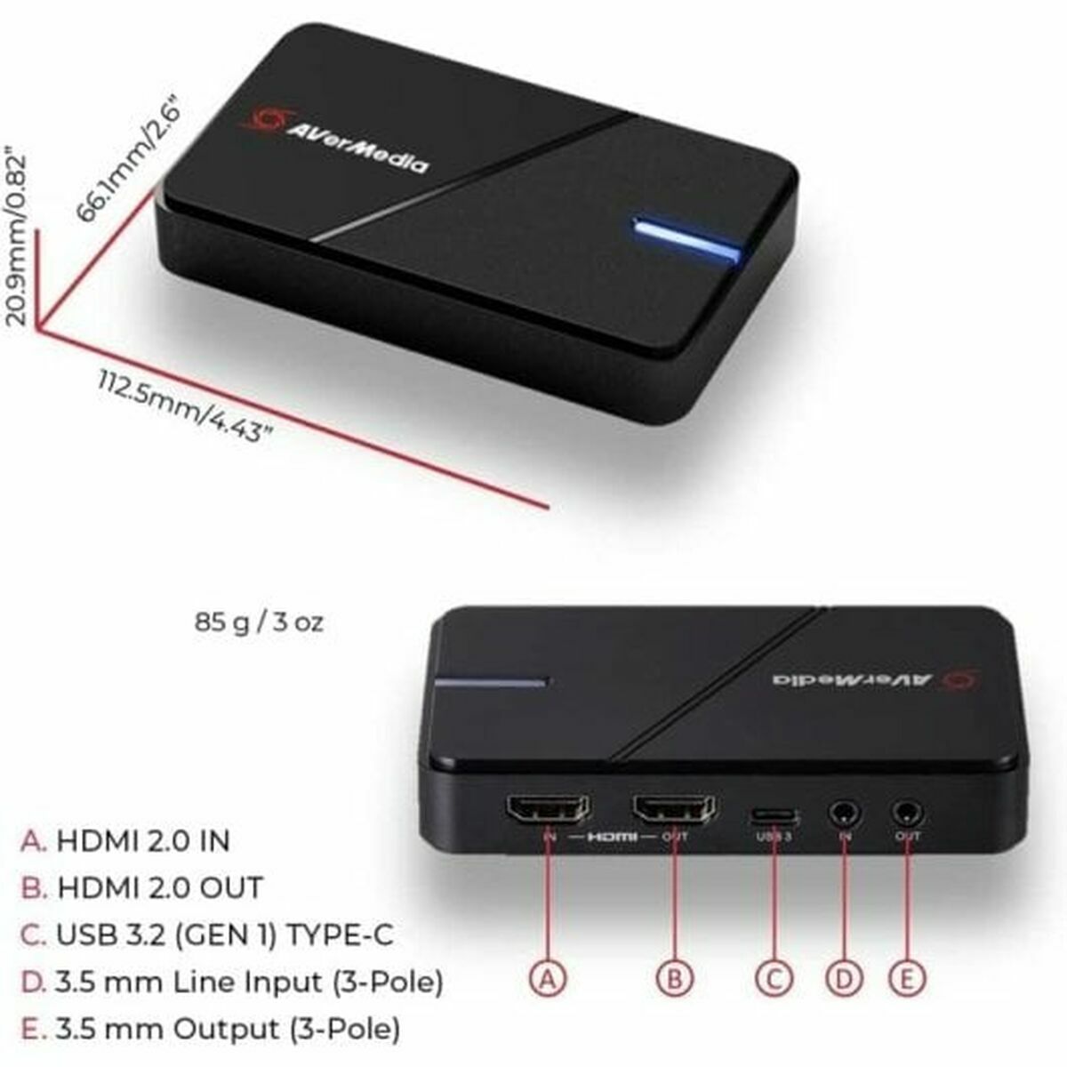 Video Game Recorder AVERMEDIA6130 EXTREME 3