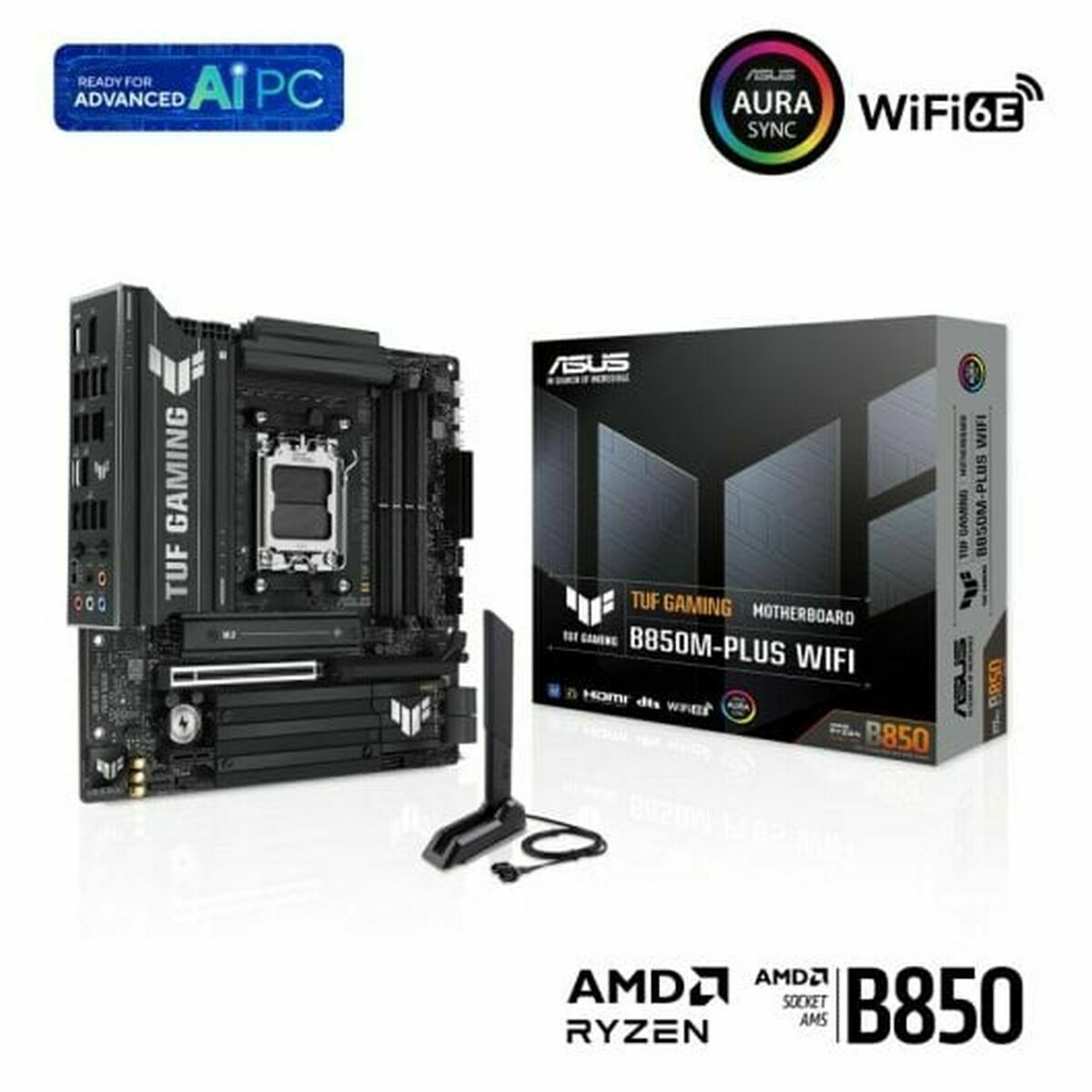 Motherboard Asus 90MB1IY0-M0EAY0 Intel Wi-Fi 6 AMD AM5