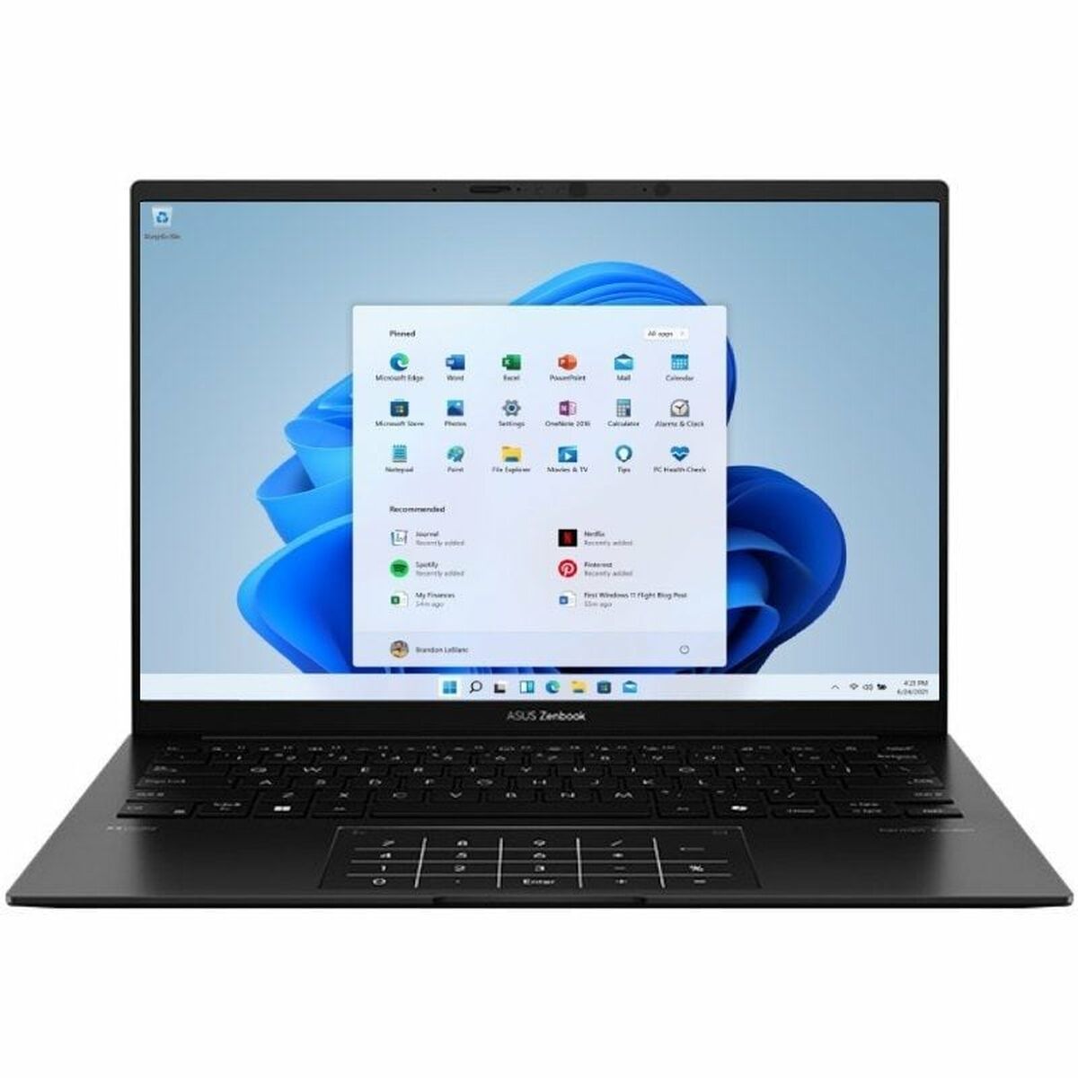 Laptop Asus ZenBook 14 OLED UM3406KA-QD074W 17" 16 GB RAM 512 GB SSD Spanish Qwerty