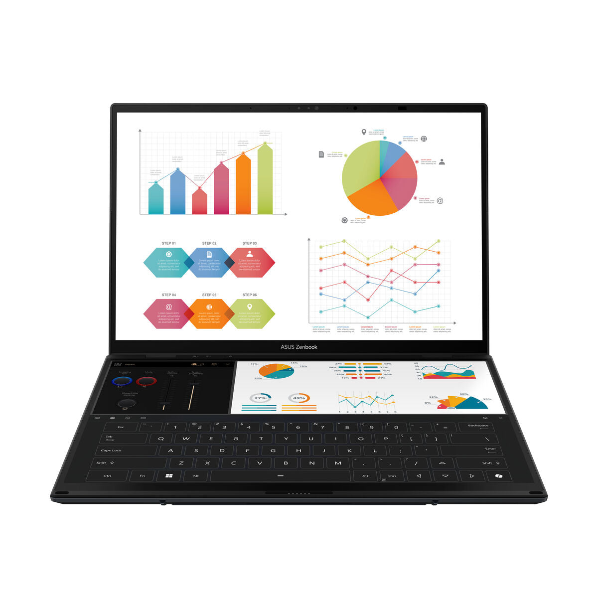 Laptop Asus 90NB14X1-M009X0 14" 32 GB RAM 1 TB SSD Spanish Qwerty