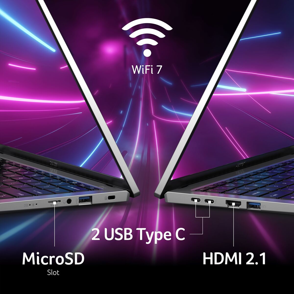 Laptop Acer NX.KWMEB.002 14" Intel Core Ultra 7 155u 16 GB RAM 512 GB SSD