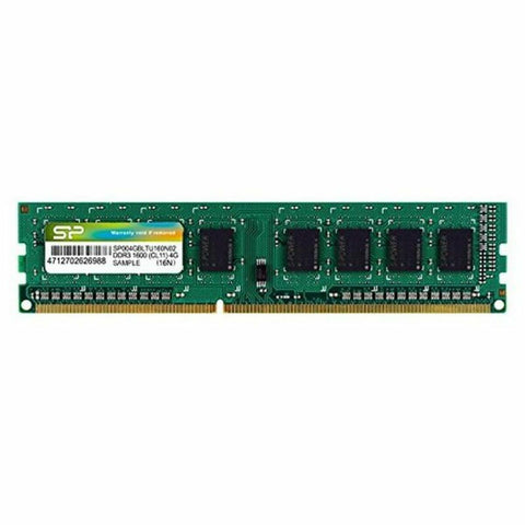 RAM Memory Silicon Power SP004GBLTU160N02 DDR3 240-pin DIMM 4 GB 1600 Mhz 4 GB 1600 mHz CL11 DDR3