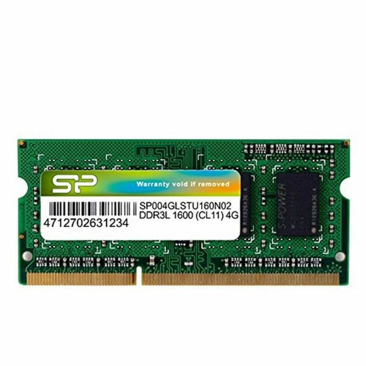 RAM Memory Silicon Power SP004GLSTU160N02 4 GB DDR3L PC3-12800 1600 mHz CL11 4 GB DDR3L